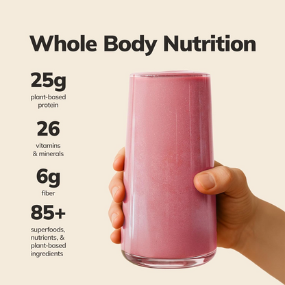 Ka’Chava Whole Body Meal Shake  2 lb – Vegan Protein Powder with 85+ Superfoods & Greens – Plant-Based Meal Replacement with Probiotics & Digestive Enzymes – Gluten & Dairy Free (15 Servings)